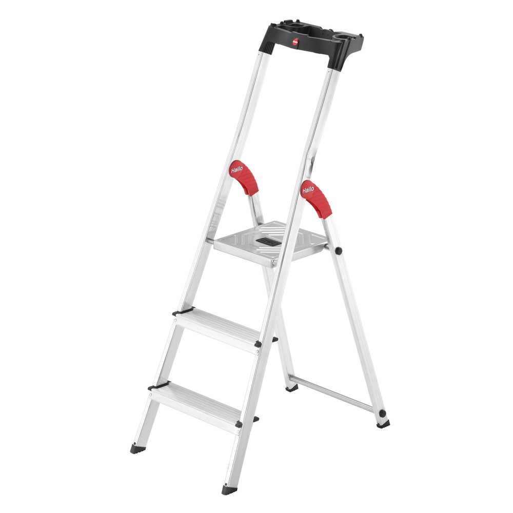 Illustration du produit: Escabeau double à marches Hailo StandardLine, hauteur de travail 0,63 m
