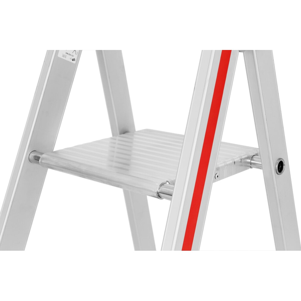 N° de l'image du produit 11 : Escabeau double à marches HYMER, avec plate-forme, hauteur déployée 0,65 m