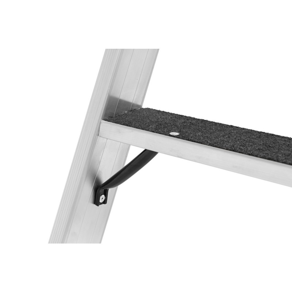 N° de l'image du produit 7 : Escabeau double à marches HYMER, revêtement R13, accessible des 2 côtés, hauteur de travail 0,22 m