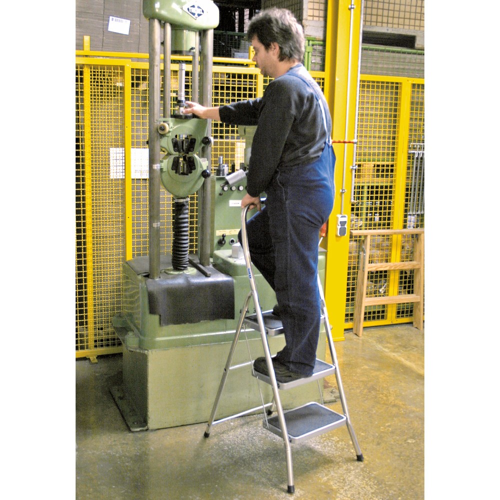 N° de l'image du produit 7 : Escabeau pliant de sécurité KRAUSE® avec arceau haut, hauteur déployée 0,50 m