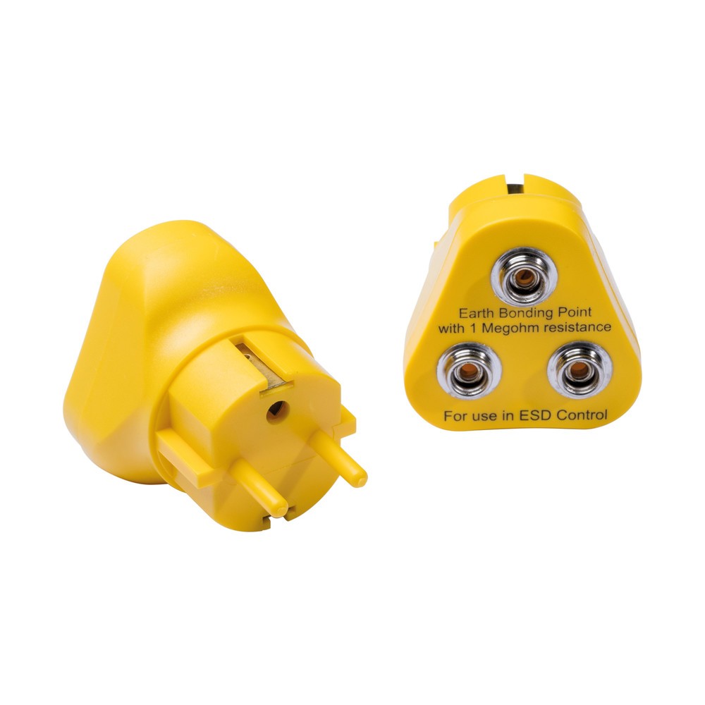 Produktabbildung Nr. 4: ESD-Erdungsstecker für NoTrax Arbeitsplatzmatten Anti-Stat POP™/High Tech POP™