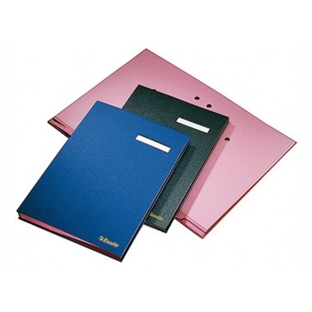 Produktabbildung Nr. 3: Esselte Unterschriftenmappe 621061 DIN A4 20Fächer Pappe PP schwarz