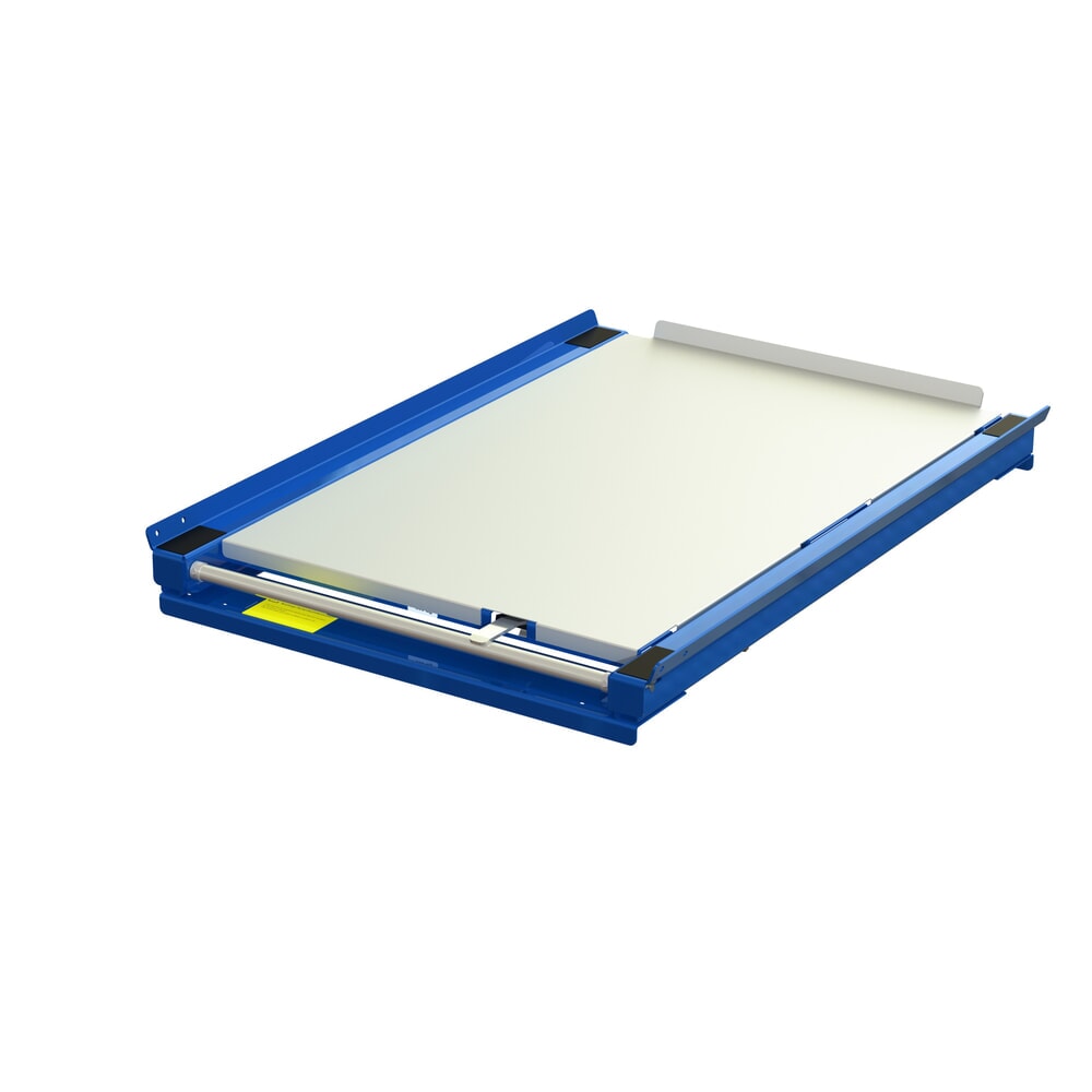 Número de imagen del producto 2: Estante de acero cerrado para extractor de palets, capacidad de carga 600 kg, 70 % de profundidad de extracción