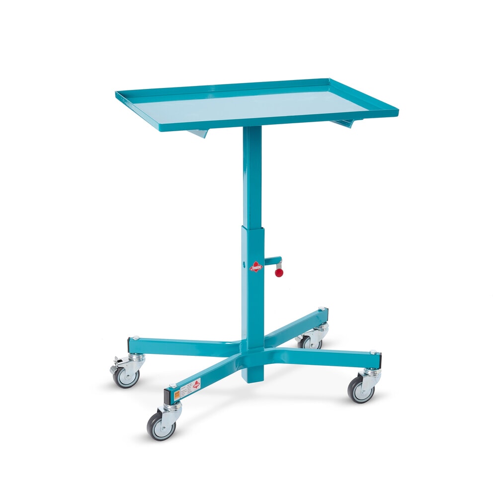 Número de imagen del producto 9: Mesa de trabajo Ameise®, de elevación manual y con ruedas, altura 505-780 mm