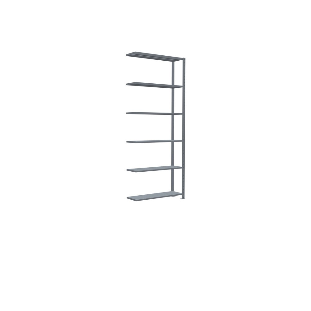 Número de imagen del producto 2: Estantería de cargas pequeñas SCHULTE con sistema de encajado, módulo adicional, carga por estante de 150 kg, galvanizada, Al x An x F 2.500 x 1.000 x 300 mm