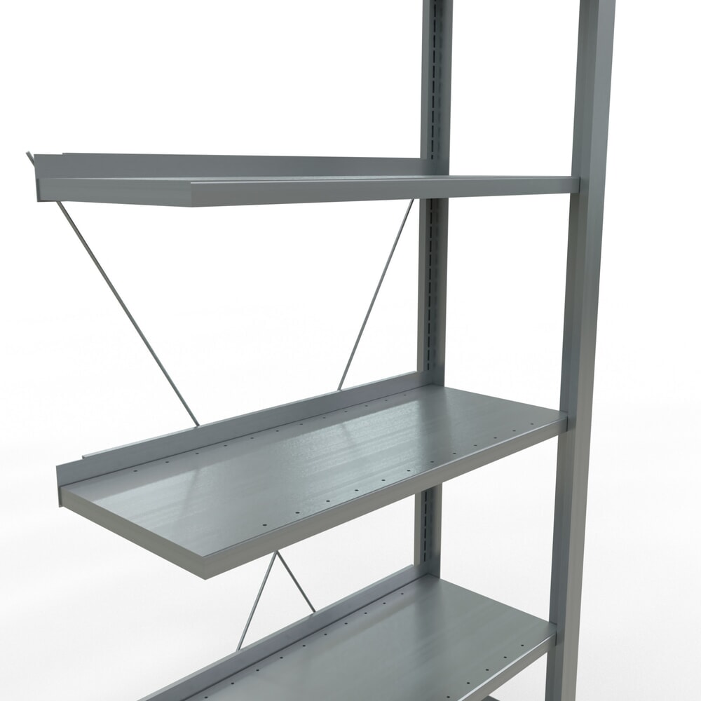 Número de imagen del producto 5: Estantería para archivo SCHULTE AF módulo adicional, unilateral, con topes finales, carga por estante 85 kg, Al x An x F 2.000 x 750 x 300 mm