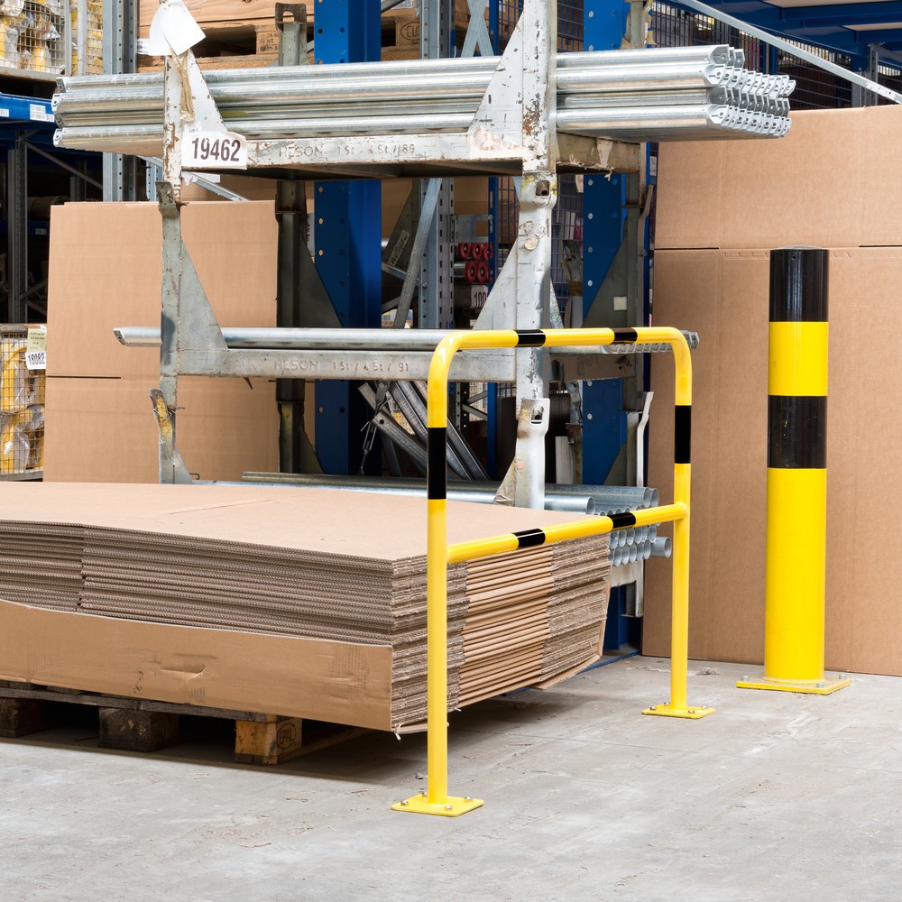 Número de imagen del producto 4: Estribo de protección pequeño, aplicación en interiores, Al x An 1.000 x 1.000 mm