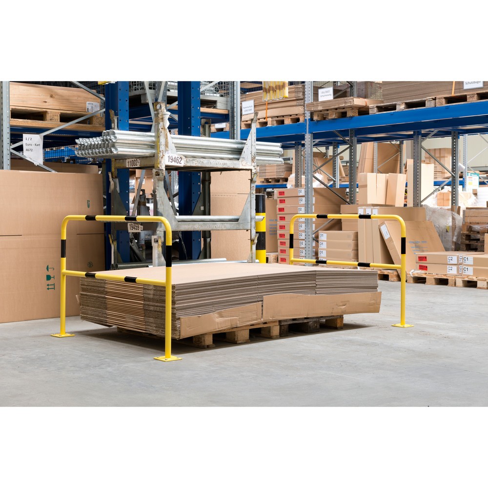 Número de imagen del producto 5: Estribo de protección pequeño, aplicación en interiores, Al x An 1.000 x 1.000 mm