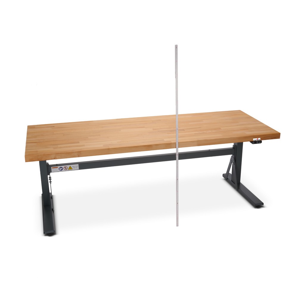N° de l'image du produit 11 : Établi électriquement réglable en hauteur e-Adjust Steinbock®, H x l x p 700-1 170 x 2 000 x 750 mm, capacité de charge 350 kg