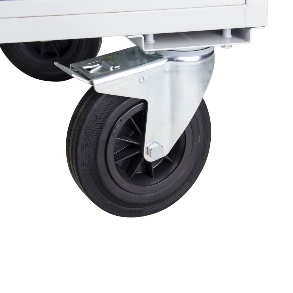 N° de l'image du produit 2 : Établi Motion Steinbock®, mobile, 1 porte, capacité de charge 500 kg, H x l x P 827 x 1 300 x 600 mm, RAL 7035/7016