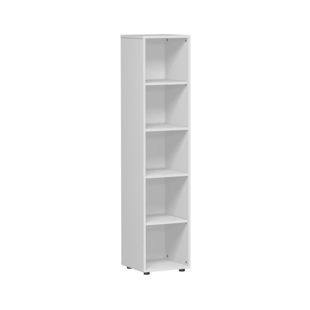 Illustration du produit: Étagère à dossiers Lissabon, 5 hauteurs de classeurs, largeur 400 mm, gris clair