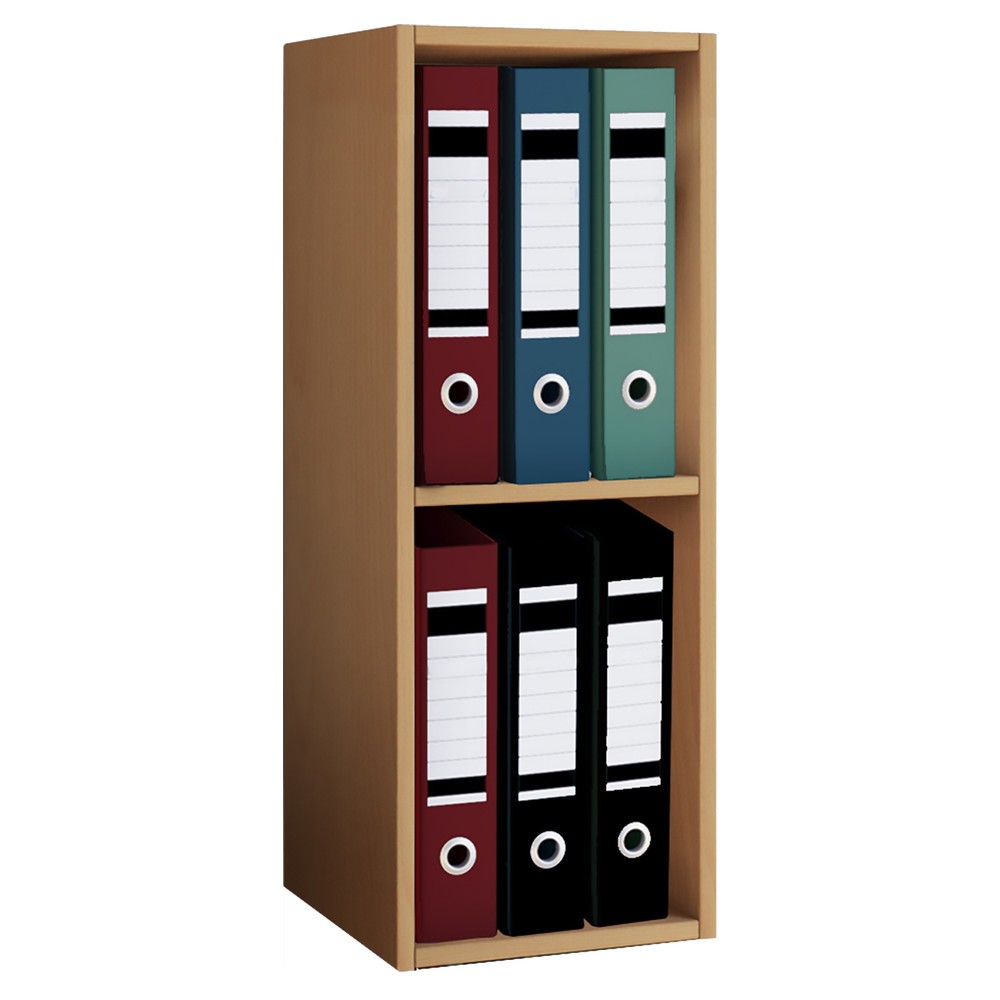 N° de l'image du produit 1 : Étagère de bureau VCM Offas 2 compartiments, hêtre