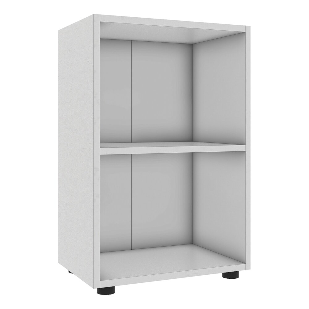 N° de l'image du produit 5 : Rayonnages VCM Ulas, 2 compartiments, blanc
