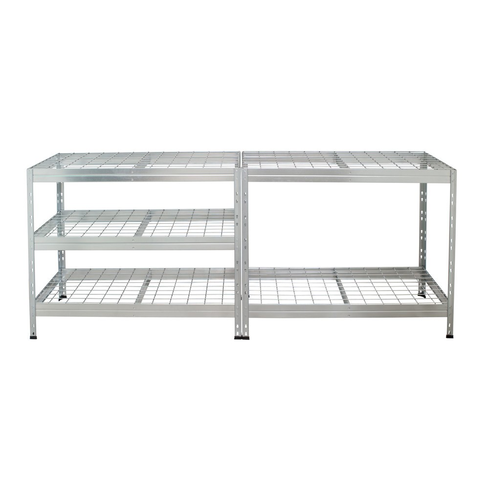 N° de l'image du produit 5 : Rayonnage grande portée d'extérieur avec fonds grillagés, H x l x P 1 800 x 900 x 450 mm