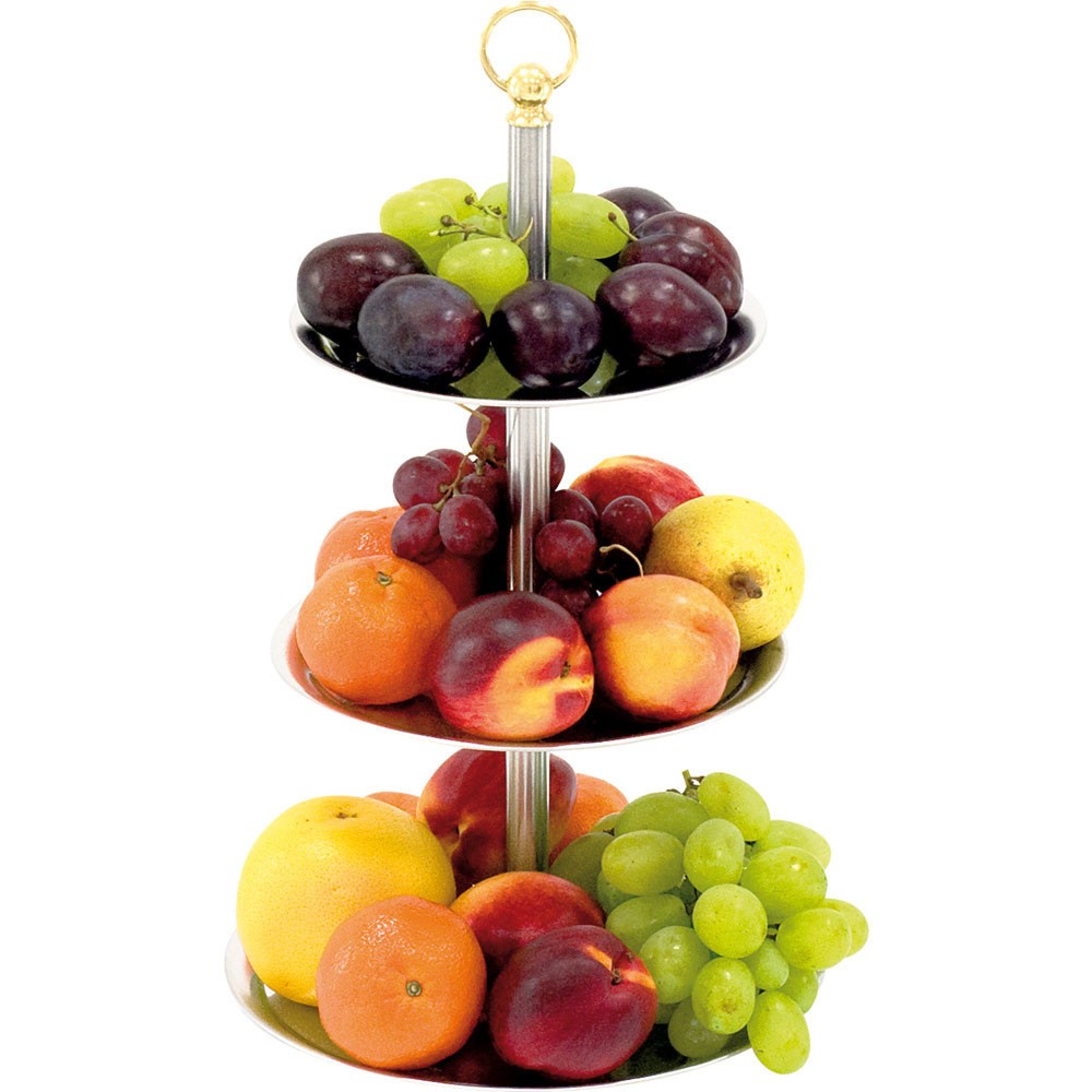 Illustration du produit: Étagère Stalgast, 3 niveaux, hauteur 42 cm