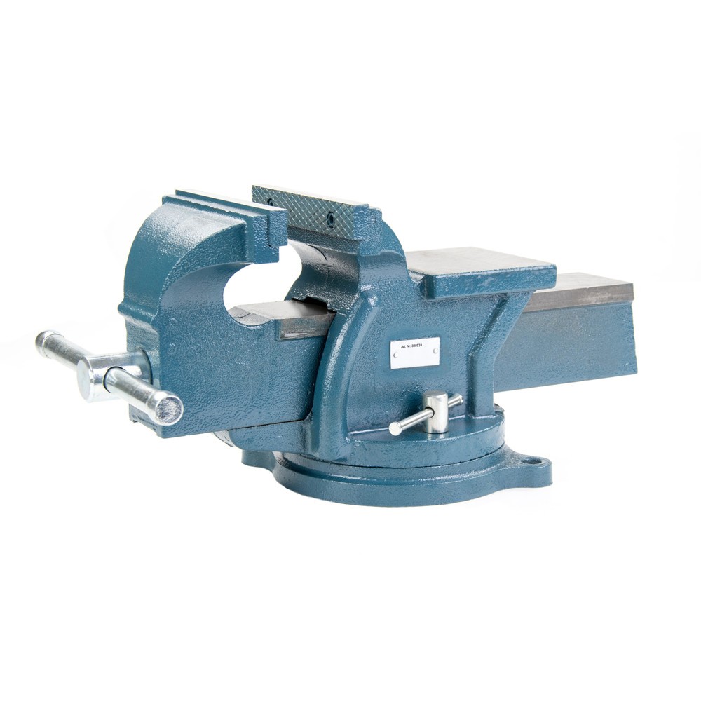 N° de l'image du produit 3 : Étau Steinbock®, rotatif et verrouillable, en fonte robuste, largeur de mors 100 mm