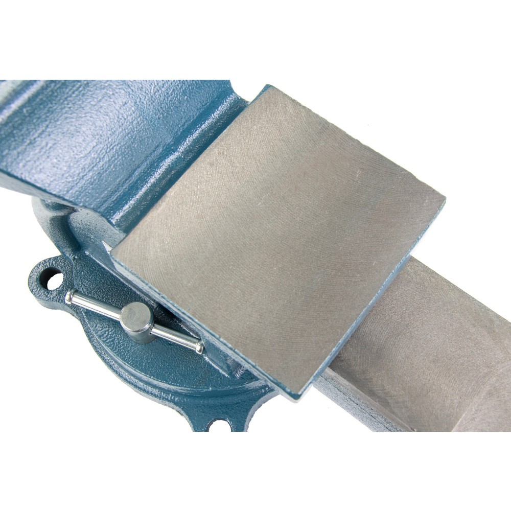 N° de l'image du produit 2 : Étau Steinbock®, rotatif et verrouillable, en fonte robuste, largeur de mors 125 mm