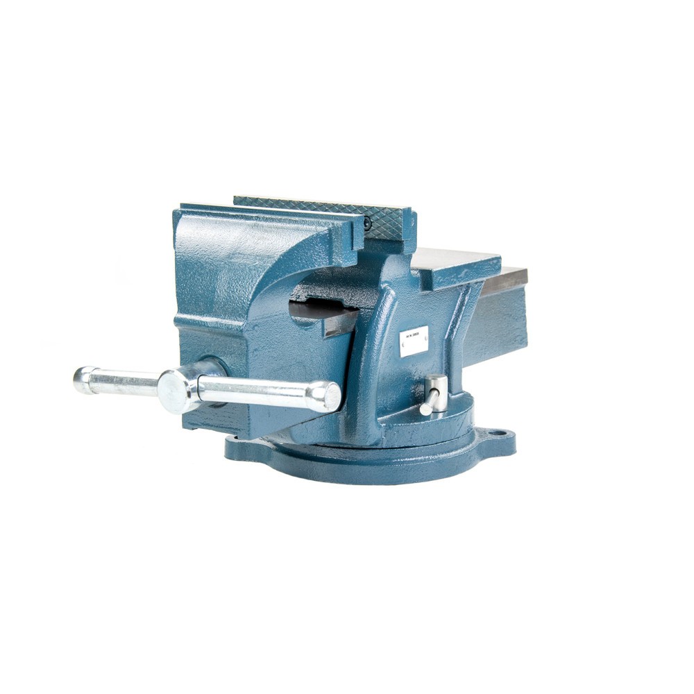N° de l'image du produit 4 : Étau Steinbock®, rotatif et verrouillable, en fonte robuste, largeur de mors 150 mm