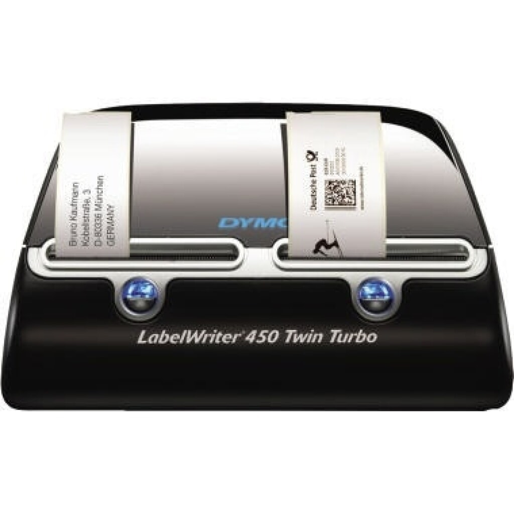 Produktabbildung: DYMO Etikettendrucker LabelWriter 450 Twin Turbo S0838870 schwarz