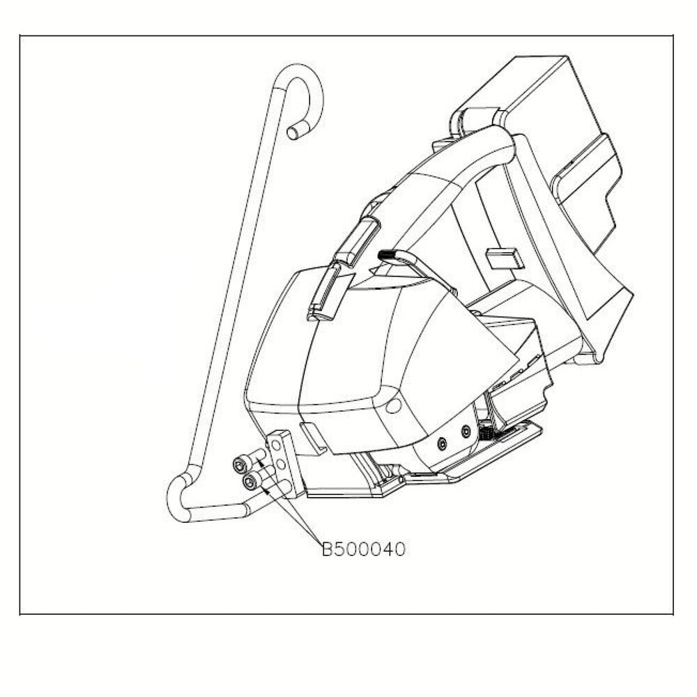 N° de l'image du produit 2 : Étrier de suspension pour station de cerclage BW-XL, pour appareil sans fil BW-ECO + Basic