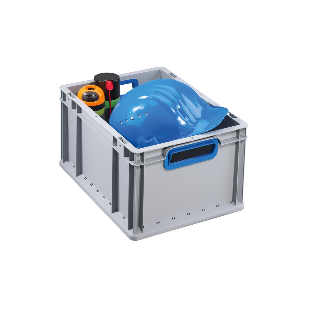 Productafbeelding nr. 3: Allit Eurobox, met blauwe handgrepen, hxbxd 220 x 400 x 300 mm, 20 liter