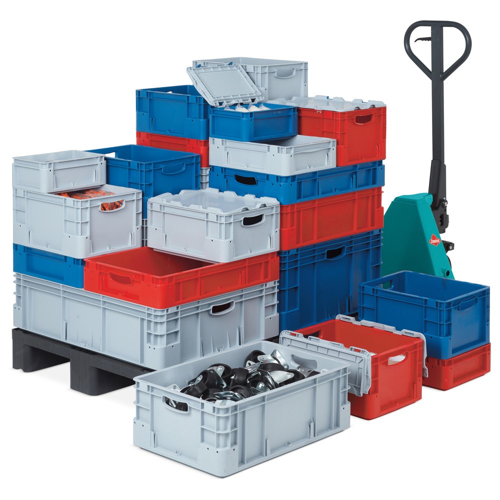 Productafbeelding nr. 4: Alpha Eurobox premium van PP met gesloten wanden, hxbxd 120 x 300 x 200 mm, mgrijs