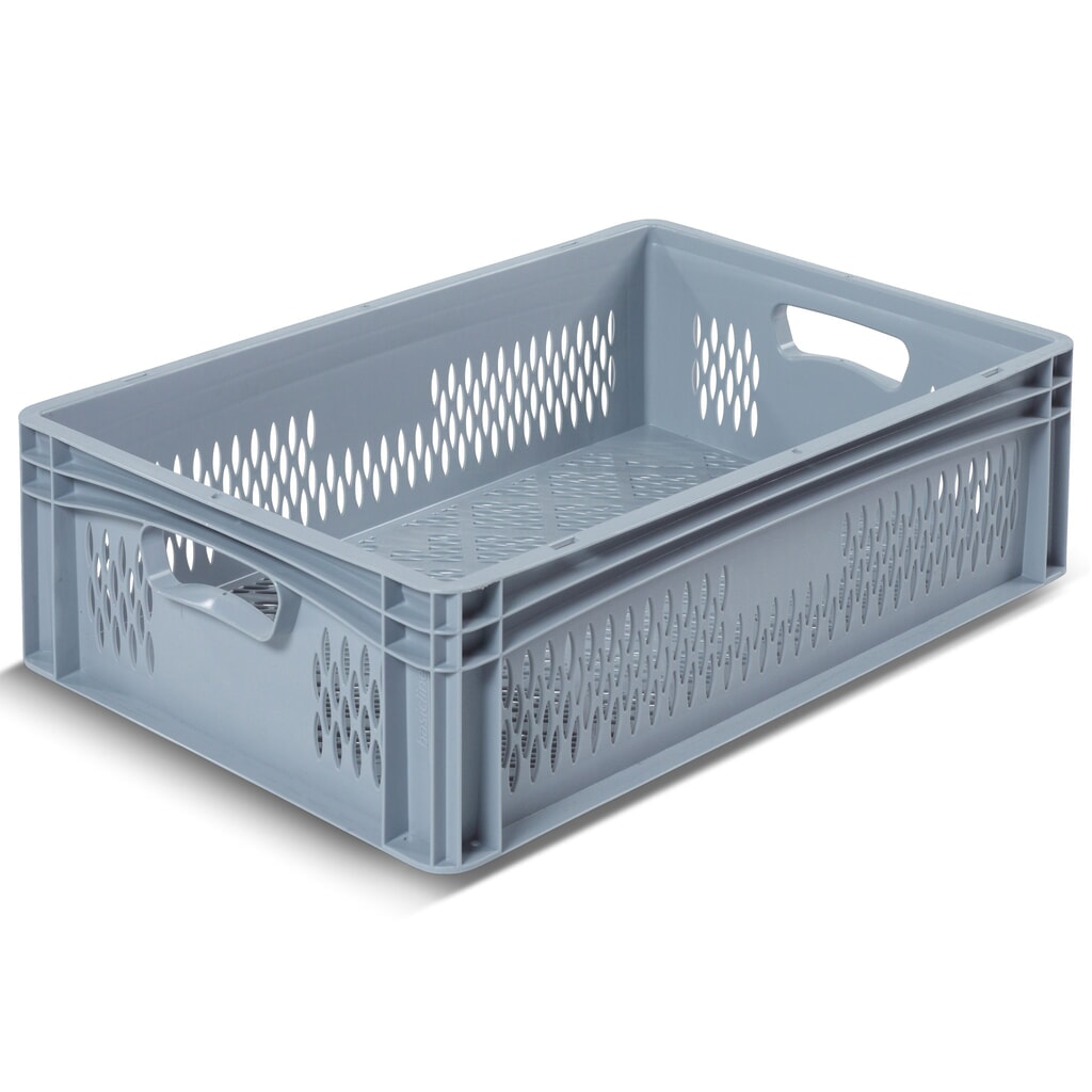 Produktabbildung: Alpha Eurobox aus PP mit durchbrochenen Wänden, 35,6 Liter, HxBxT 170 x 600 x 400 mm