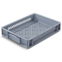 Euro-Stapelbehälter BASIC, Wände + Boden durchbrochen