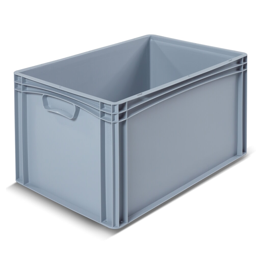 Produktabbildung: Alpha Eurobox aus PP mit geschlossenen Wänden, 64,5 Liter, HxBxT 320 x 600 x 400 mm