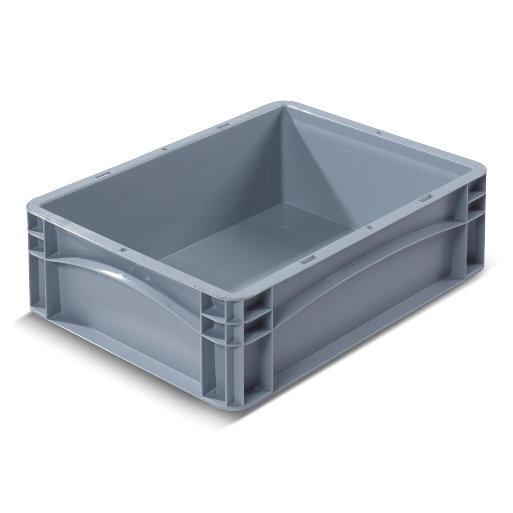 Produktabbildung: Alpha Eurobox aus PP mit geschlossenen Wänden, 11,2 Liter, HxBxT 120 x 400 x 300 mm