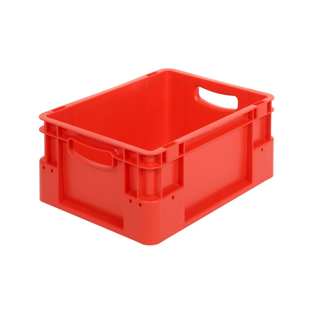 Produktabbildung: Alpha Eurobox Premium aus PP mit geschlossenen Wänden, HxBxT 180 x 400 x 300 mm, rot