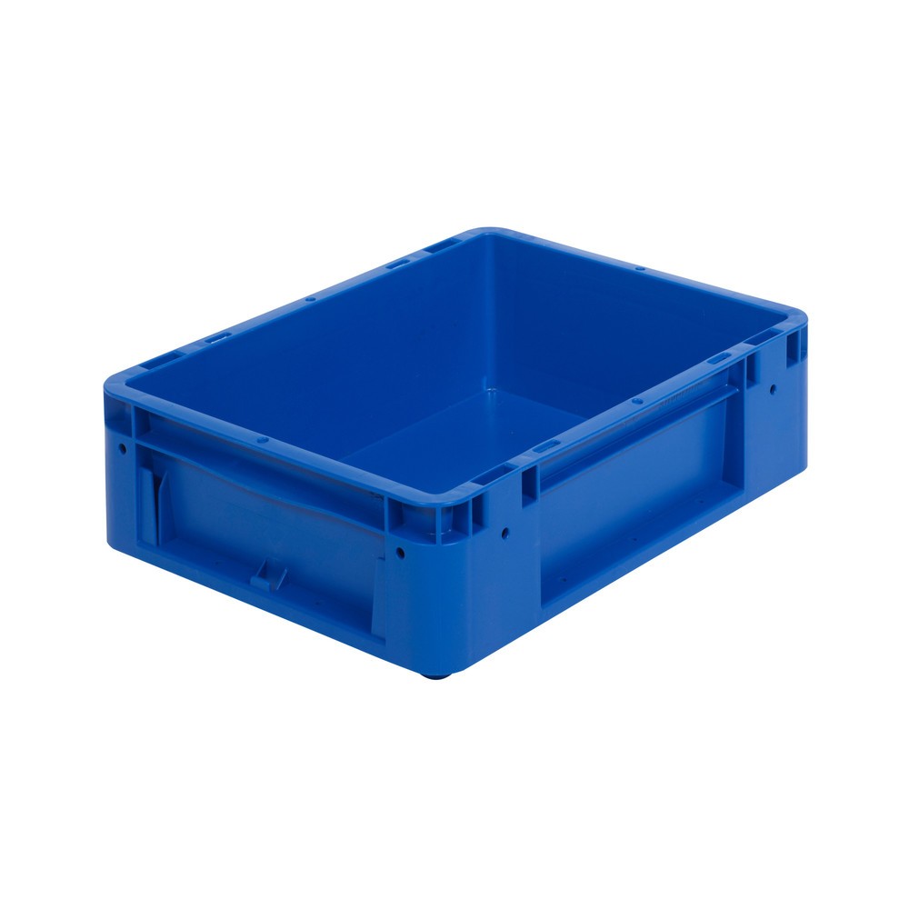 Produktabbildung: Alpha Eurobox Premium aus PP mit geschlossenen Wänden, HxBxT 120 x 400 x 300 mm, blau