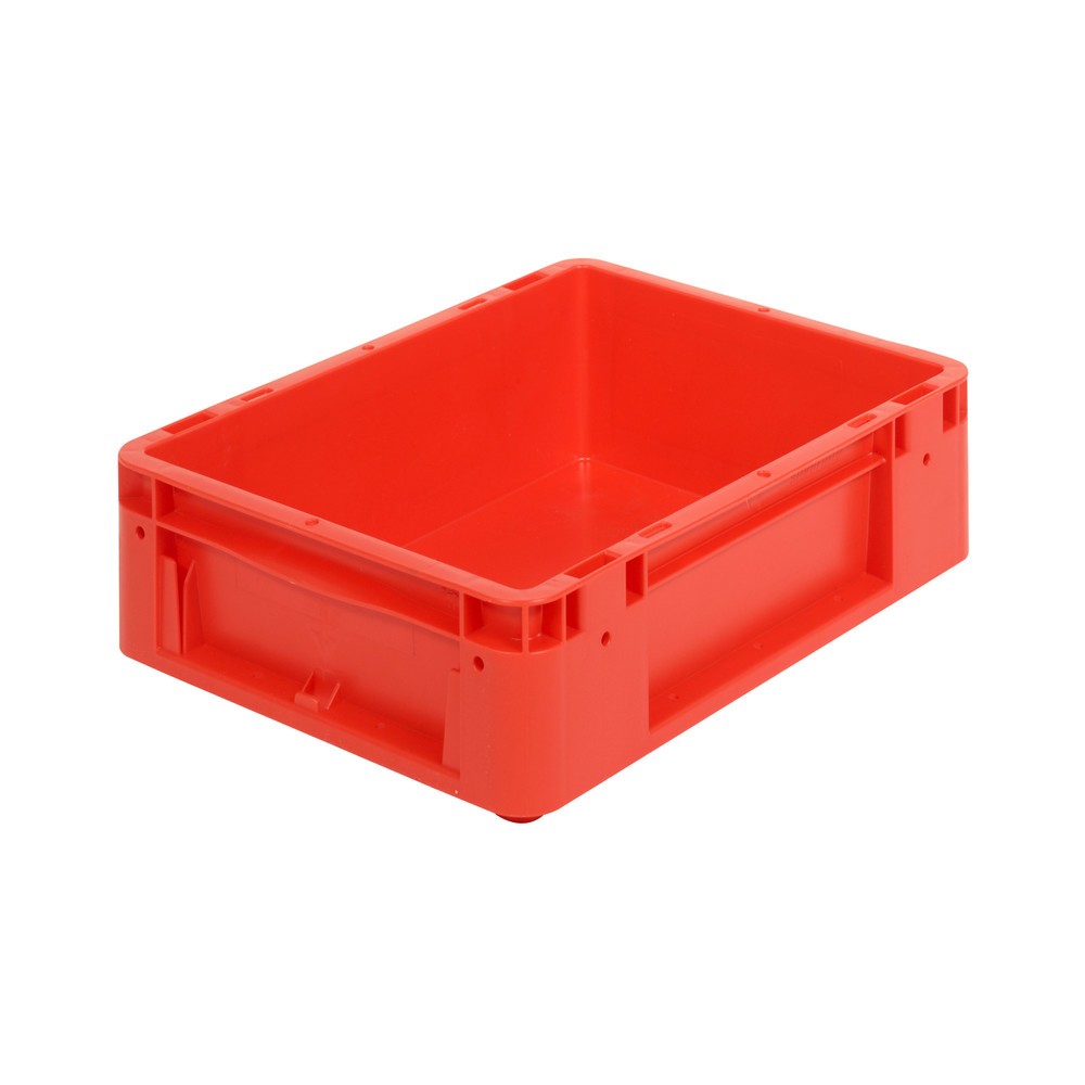 Produktabbildung: Alpha Eurobox Premium aus PP mit geschlossenen Wänden, HxBxT 120 x 400 x 300 mm, rot