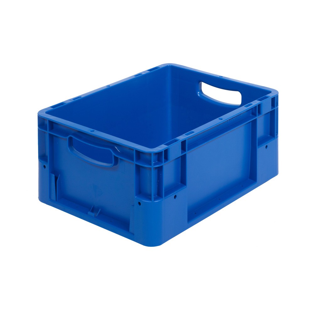 Produktabbildung: Alpha Eurobox Premium aus PP mit geschlossenen Wänden, HxBxT 180 x 400 x 300 mm, blau