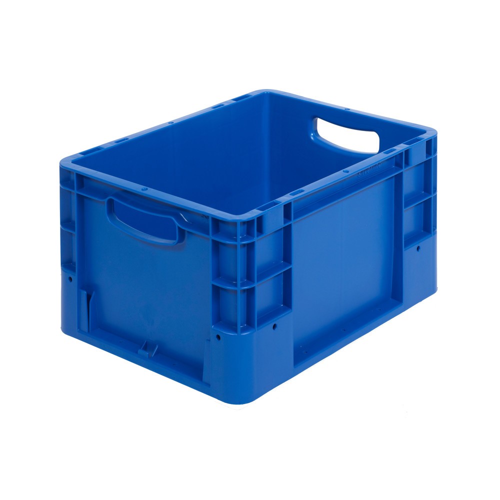 Produktabbildung: Alpha Eurobox Premium aus PP mit geschlossenen Wänden, HxBxT 220 x 400 x 300 mm, blau