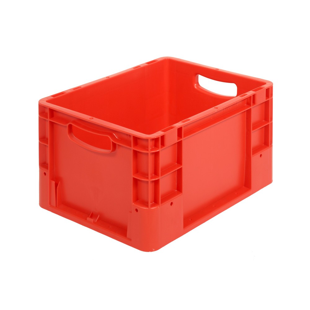 Produktabbildung: Alpha Eurobox Premium aus PP mit geschlossenen Wänden, HxBxT 220 x 400 x 300 mm, rot