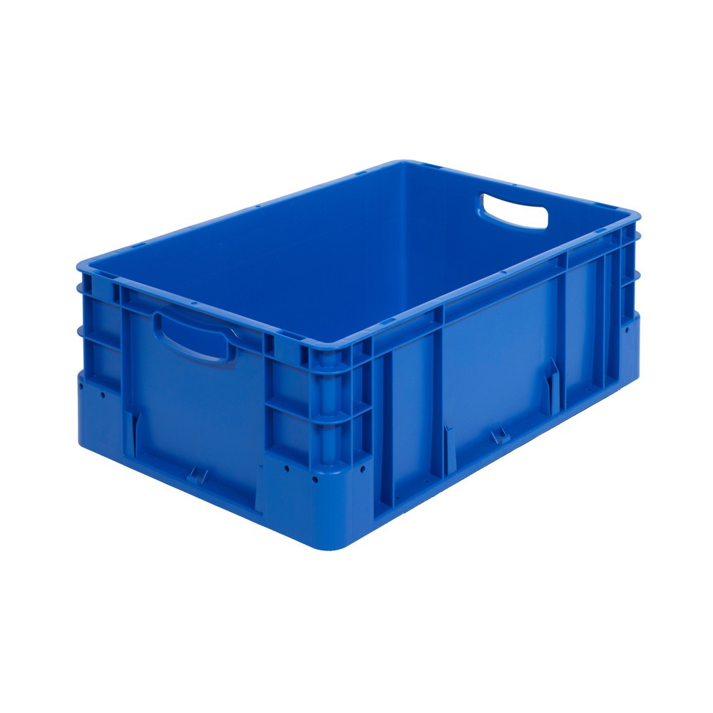 Produktabbildung: Alpha Eurobox Premium aus PP mit geschlossenen Wänden, HxBxT 220 x 800 x 600 mm, blau