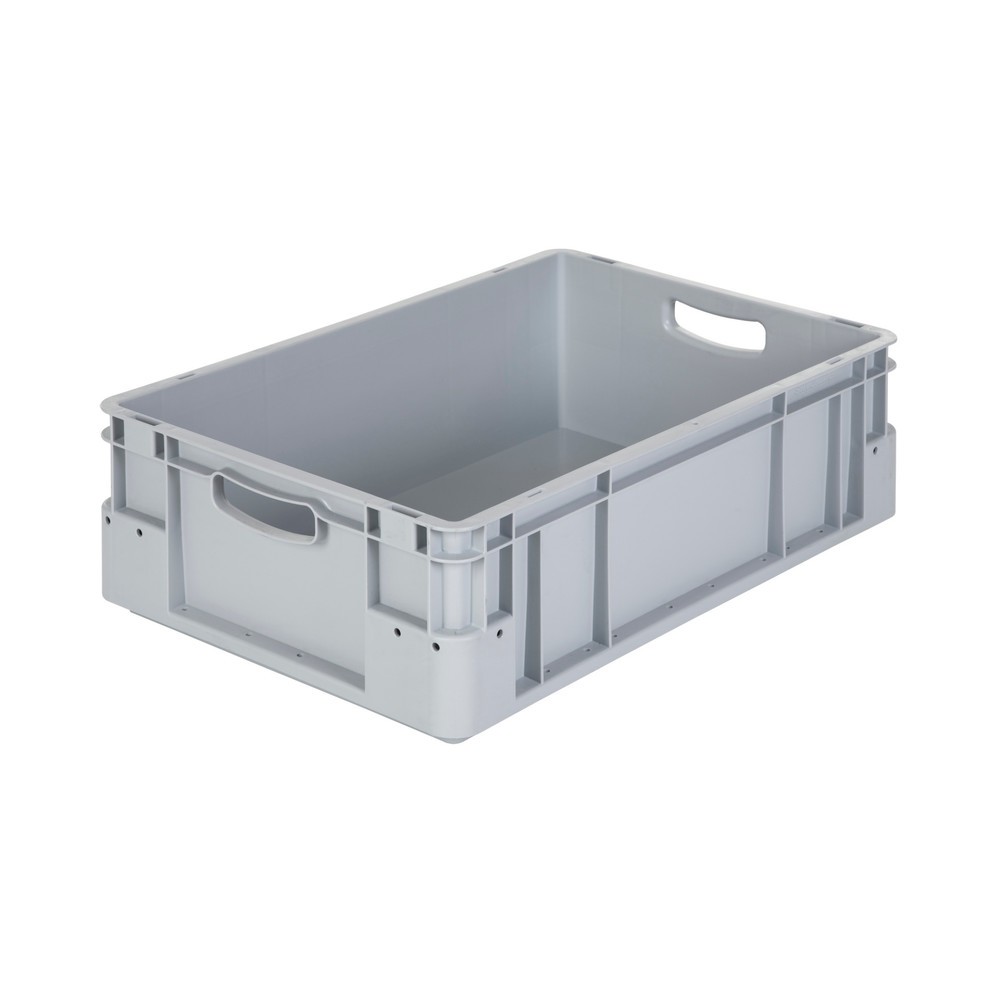 Produktabbildung: Alpha Eurobox Premium aus PP mit geschlossenen Wänden, HxBxT 220 x 800 x 600 mm, grau
