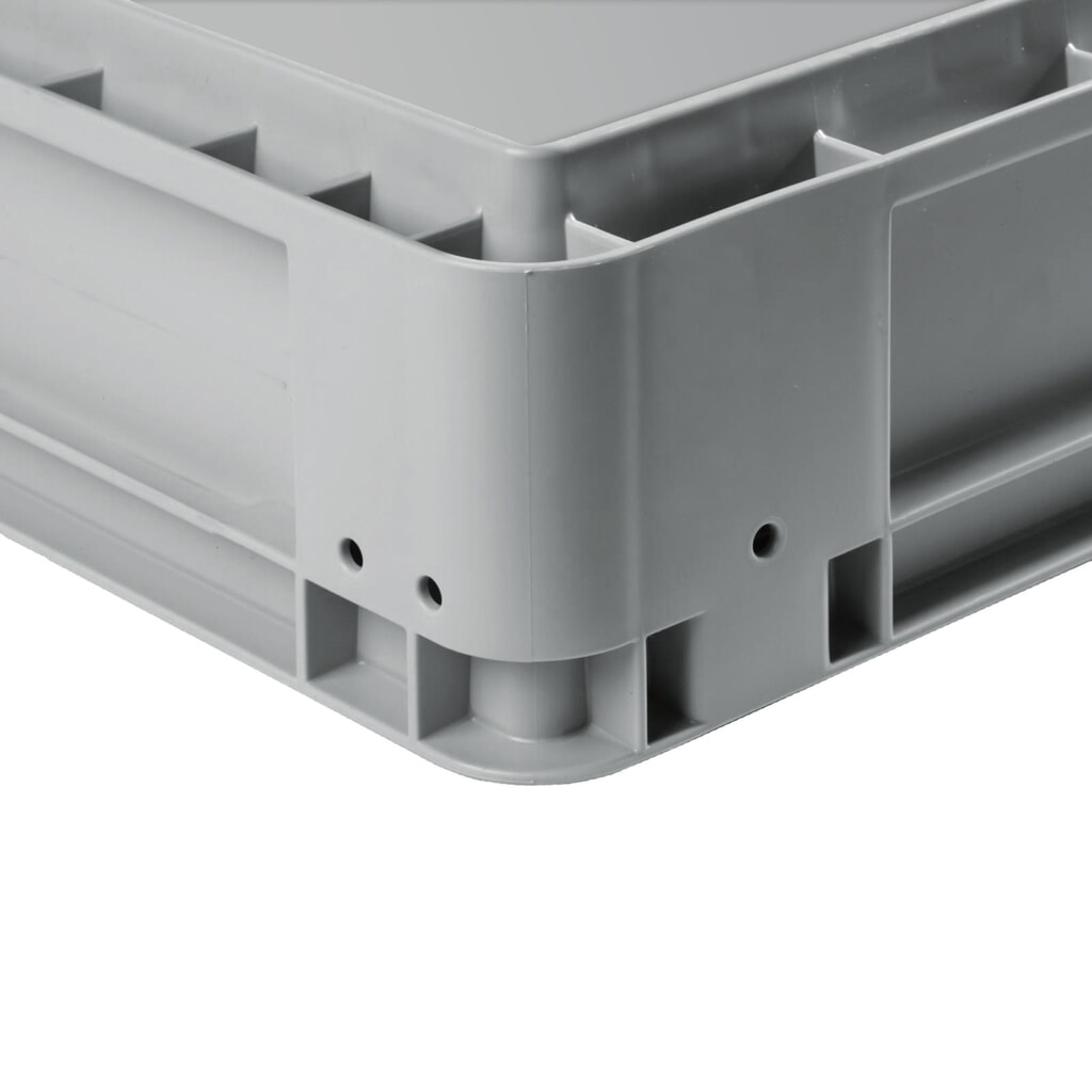 Produktabbildung Nr. 3: Alpha Eurobox Premium aus PP mit geschlossenen Wänden, HxBxT 120 x 300 x 200 mm, blau
