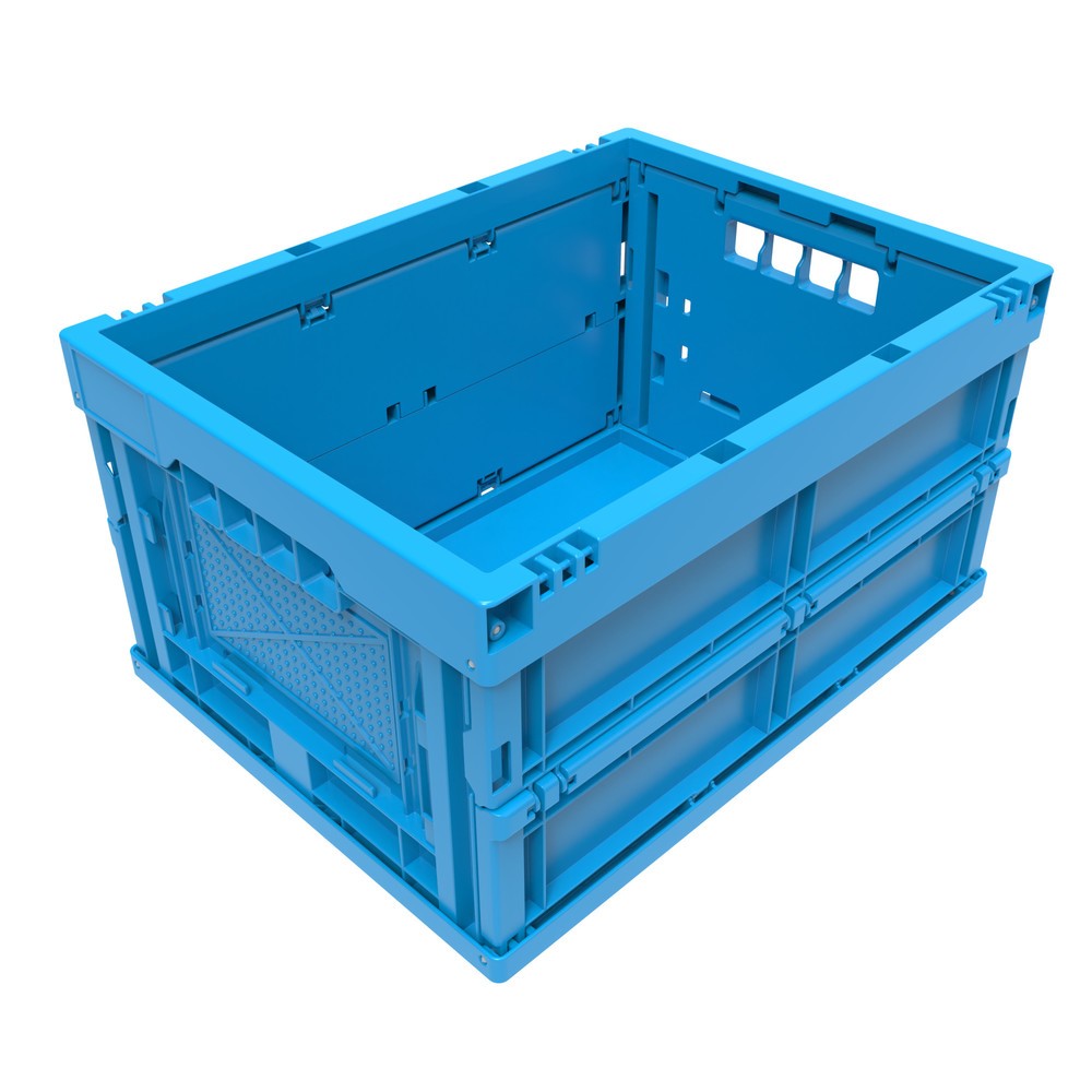 Produktabbildung: Euronorm-Faltbox Premium, 22 Liter, blau