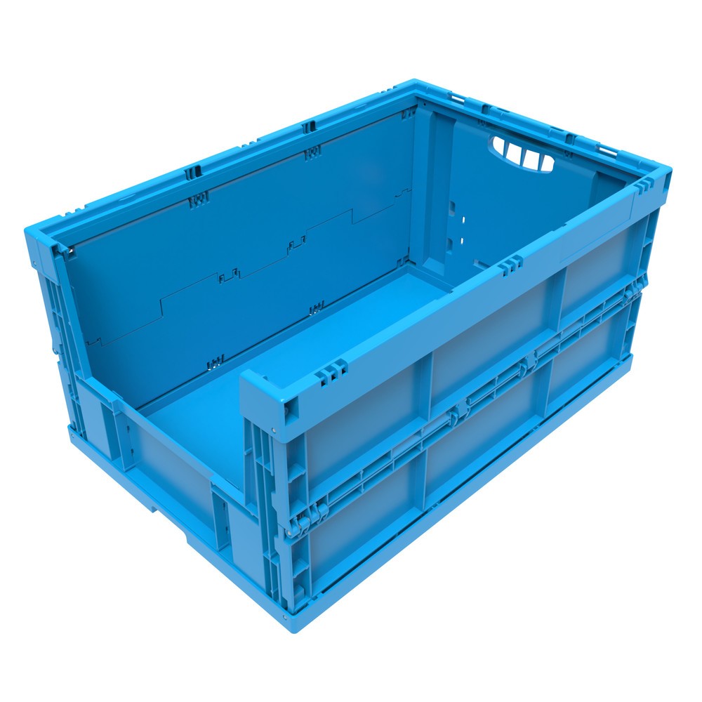Produktabbildung: Euronorm-Faltbox Premium, mit Entnahmeöffnung, 59 Liter