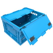 Produktabbildung Nr. 1: Euronorm-Eurobox Premium, mit Scharnierdeckel, 21 Liter, blau