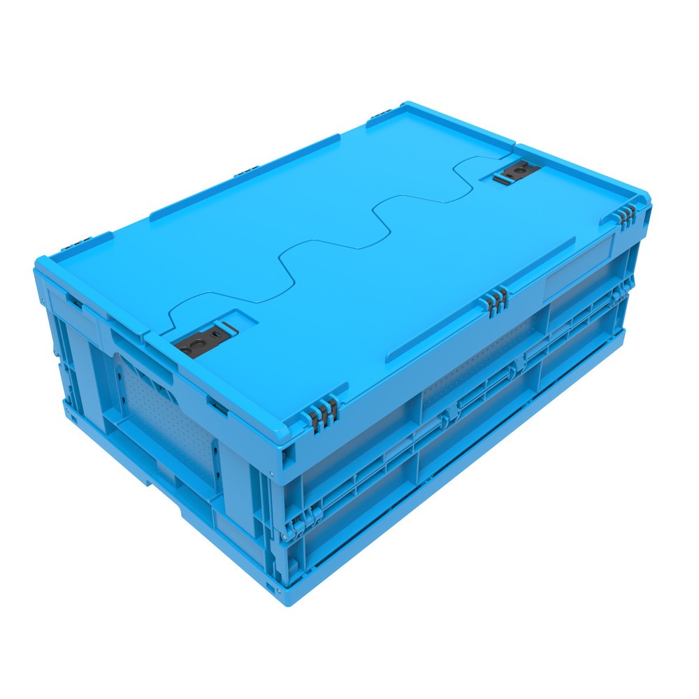 Productafbeelding nr. 4: Euronorm-Eurobox premium, met scharnierdeksel, 42 liter, gentiaanblauw