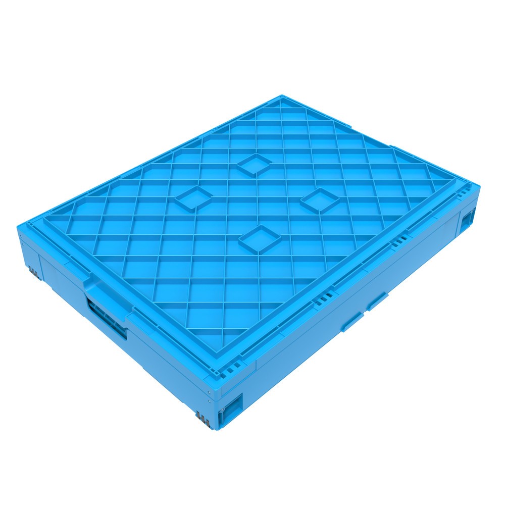 Productafbeelding nr. 3: Euronorm-Eurobox premium, met scharnierdeksel, 165 liter, gentiaanblauw