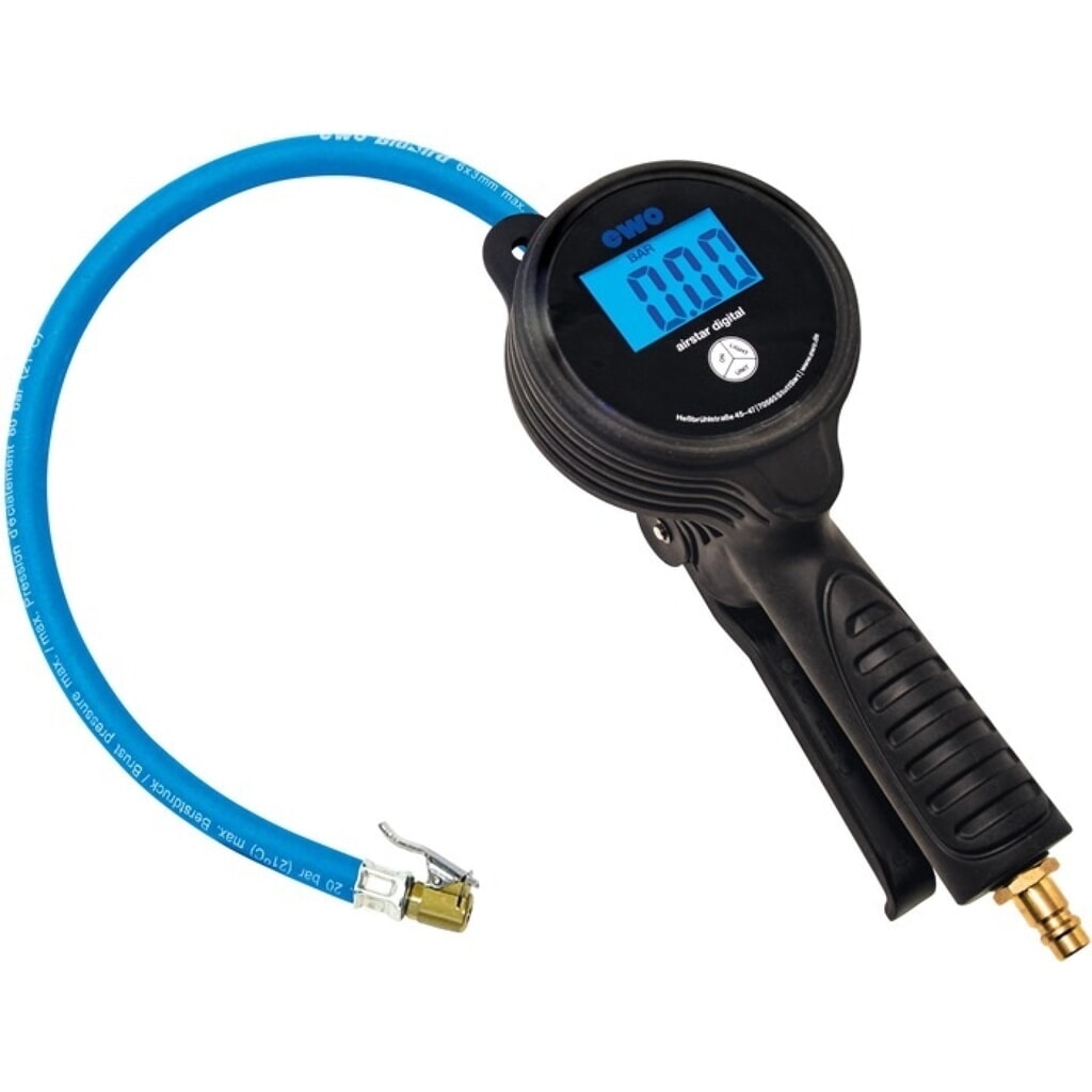 EWO Handreifenfüllmesser airstar digital, ungeeicht mit Momentstecker, DN 7,2 Produktabbildung: EWO Handreifenfüllmesser airstar digital, ungeeicht mit Momentstecker, DN 7,2