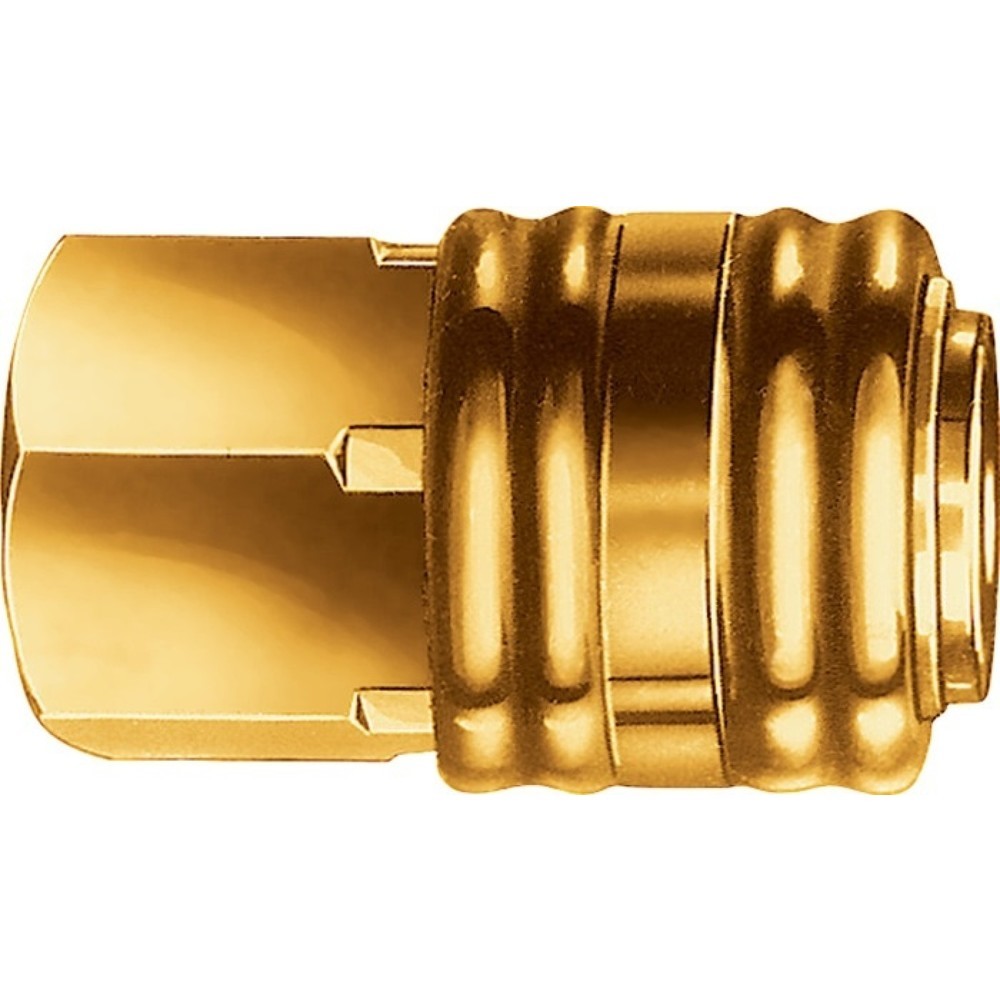 Produktabbildung: EWO Schnellverschlusskupplung, Gewinde G 1/2 ″ 19,20 mm, DN 7,2, Innengewinde Messing