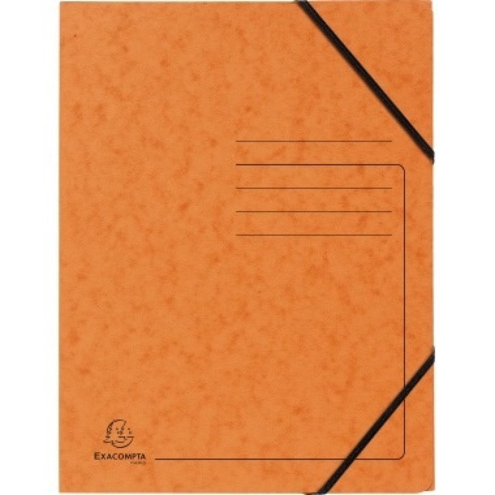 Produktabbildung: Exacompta Eckspanner 555414E DIN A4 Karton orange
