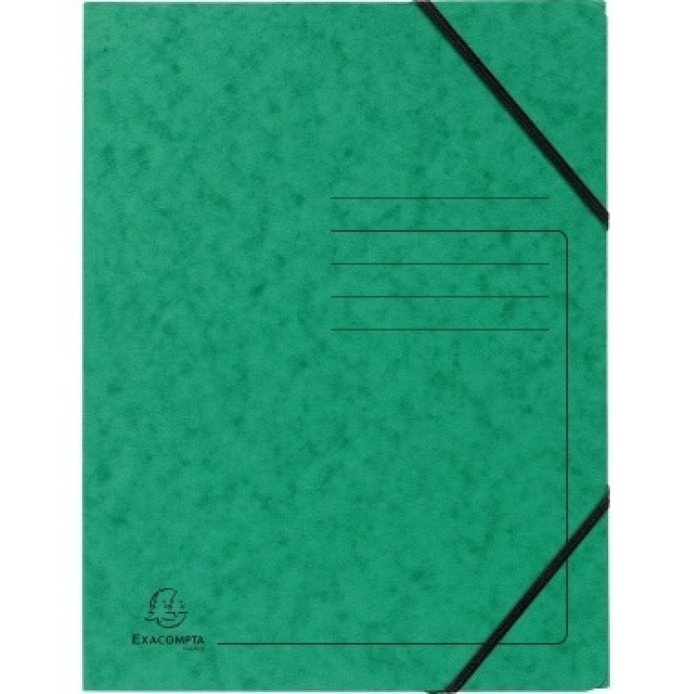 Produktabbildung: Exacompta Eckspanner 555413E DIN A4 Karton grün