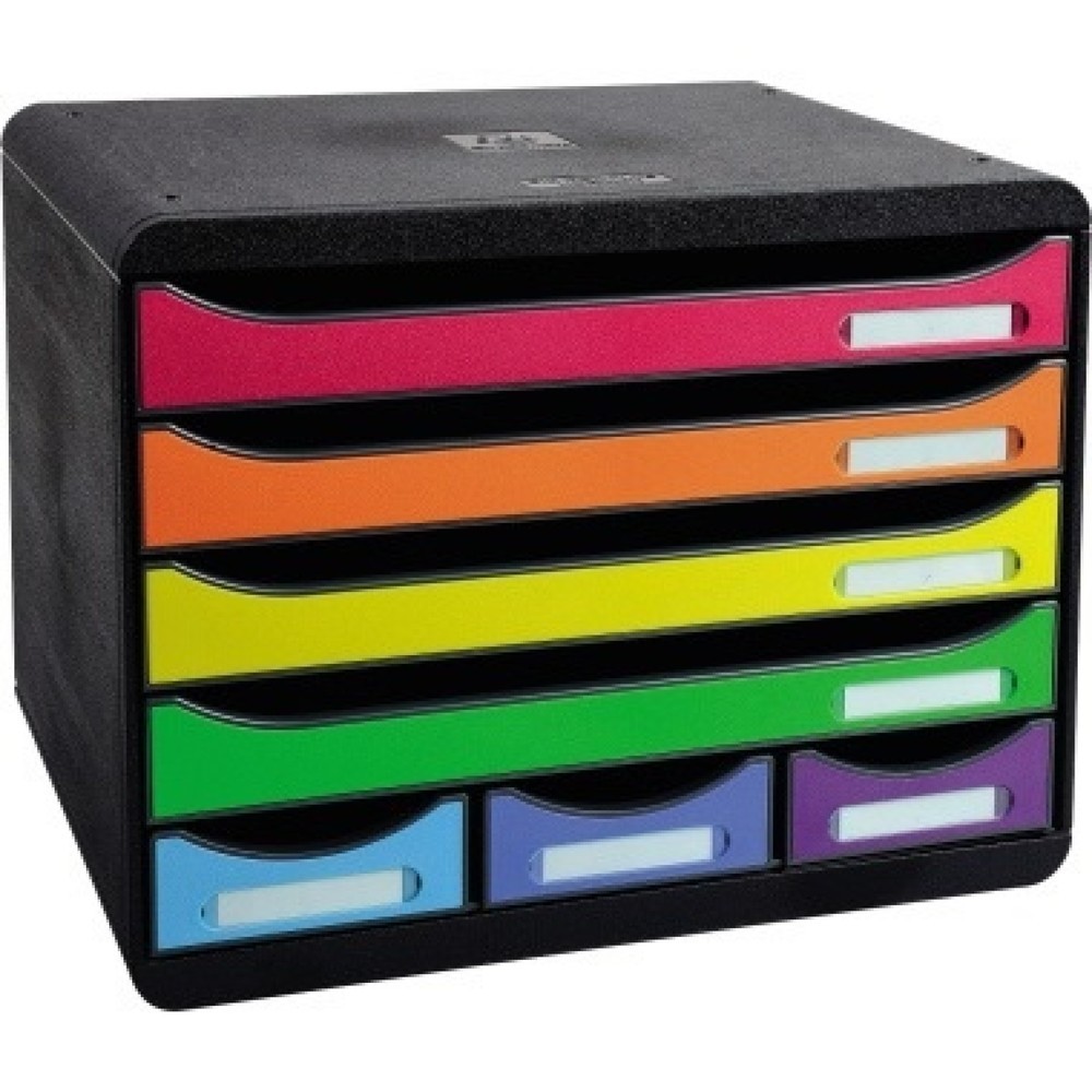 Produktabbildung: Exacompta Schubladenbox STORE-BOX MINI 307798D 7Schübe harlekin