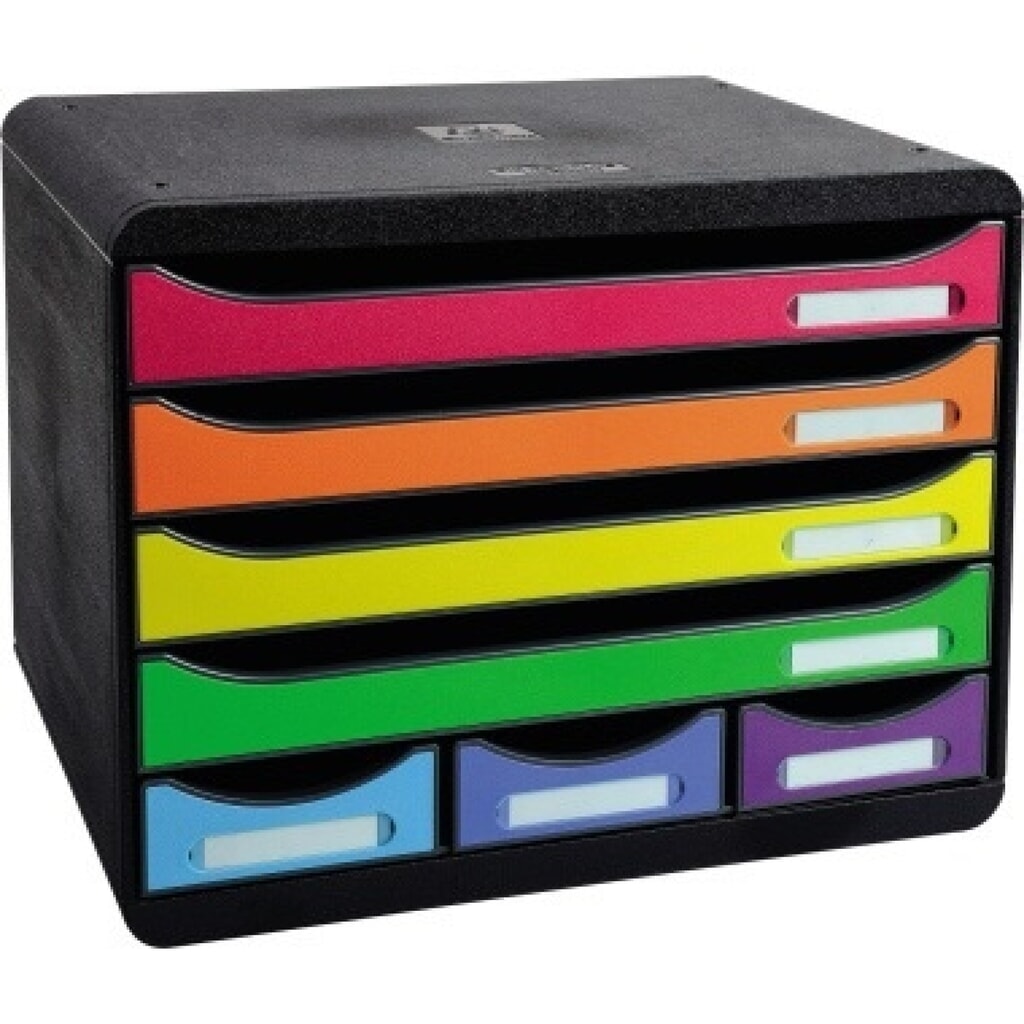 Produktabbildung: Exacompta Schubladenbox STORE-BOX MINI 307798D 7Schübe harlekin